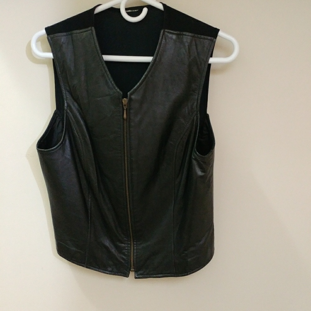 JH Collectibles Leather/Sweater Vest